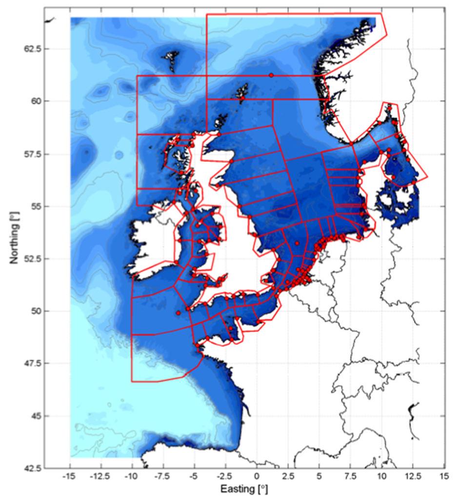 Water Level Forecasting Dutch Continental Shelf Model (DCSMv6) Water Level Forecasting content: non-linear shallow water dynamics captures tide-surge interaction bathymetry forcing: tidal (gravity