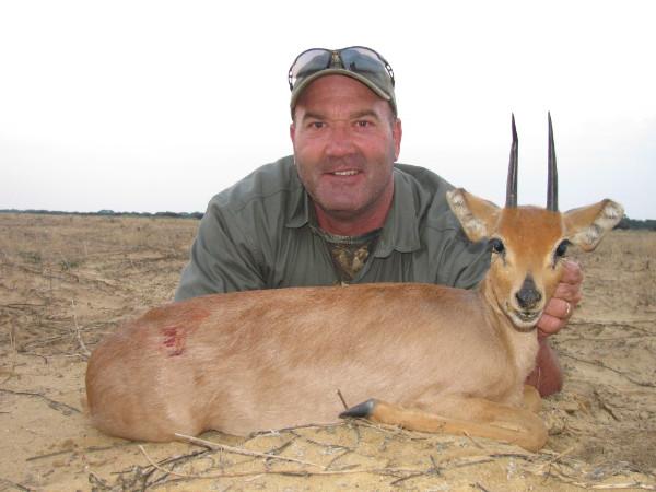 Mike took a steenbuck with us on his safari last year and added three more