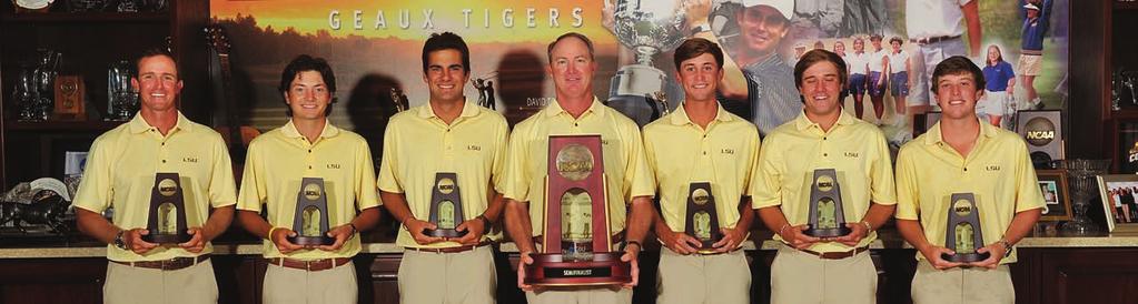 HISTORY 2014 NCAA Semifinalists Tigers Compete for National Championship in Match Play The LSU Tigers gave themselves an opportunity to win their first national championship in nearly 60 years after