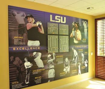Donations raised by the Tiger Athletic Foundation allowed for extensive renovations to the University Club and practice facility in 2010, creating a more challenging venue for collegiate golfers