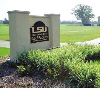 This $850,000 facility funded by TAF functions primarily as a golf-learning center for the LSU men s and women s teams where student-athletes are able to improve their skills at one of the nation s