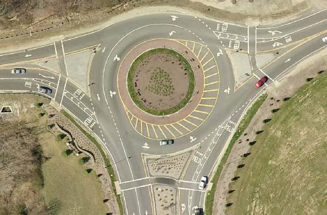 Roundabout Design Entry and View Angles Achieving