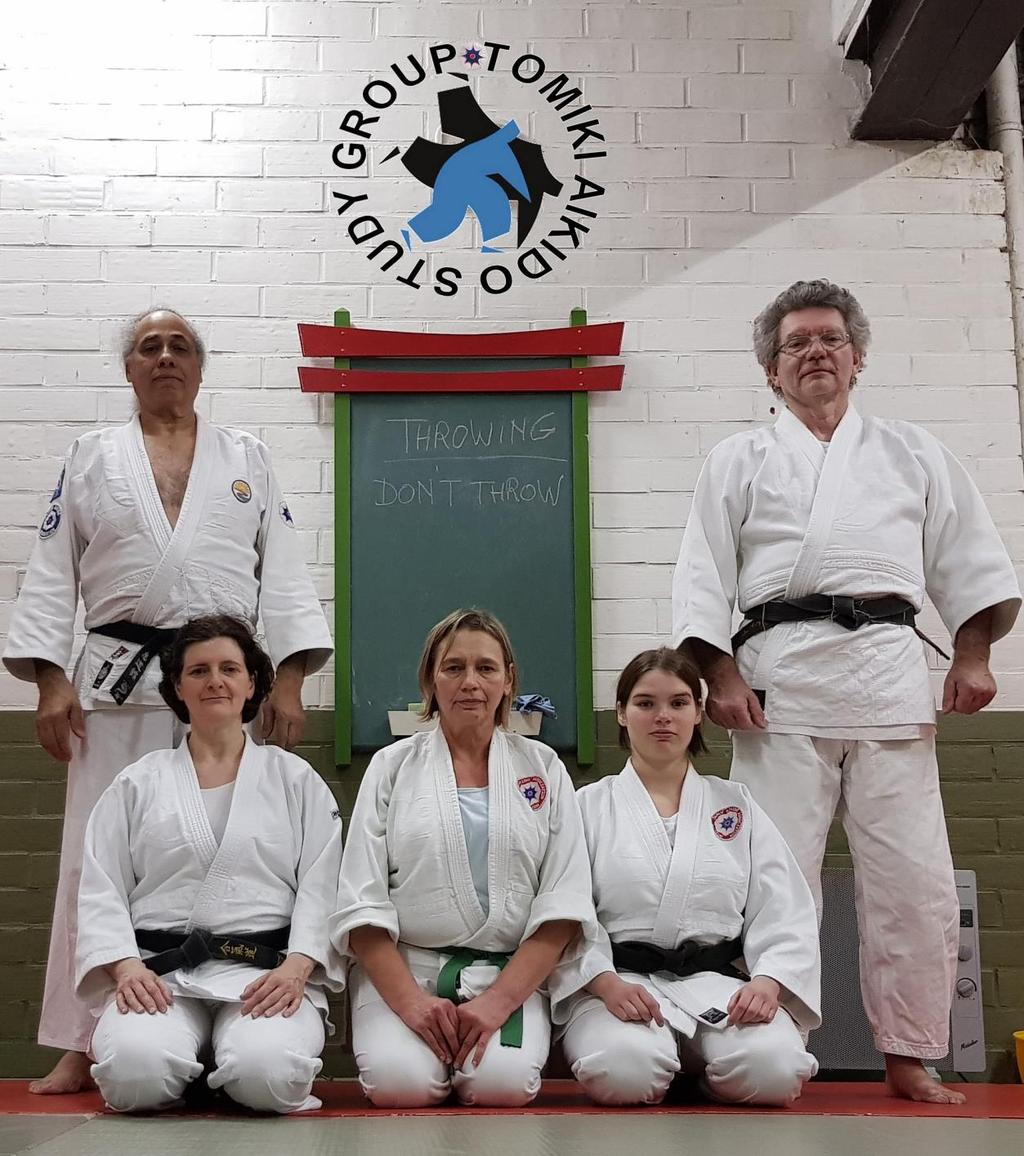 STUDY GROUP TOMIKI AIKIDO - Thursday 4th January, 2018 There were five of us present at this evening's first Study Group session for 2018.