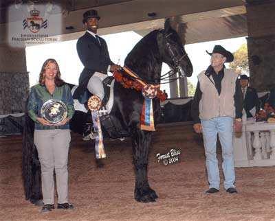 Jeff Wonnell Proud Owner with Bruce Griffin to Ride Arianna to the 2004 IFSHA Grand National Champion English Show Hack Open Title Thank you Jeff, the equine industry will be forever thankful for