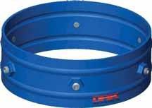 The standard Slip-on Stop Collar is designed for use with close tolerance centralizers and is commonly used in small annular clearance applications such as