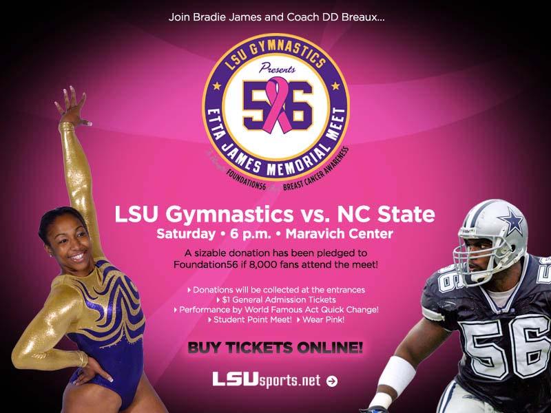 A web-splash was placed in the front page of the LSUsports.