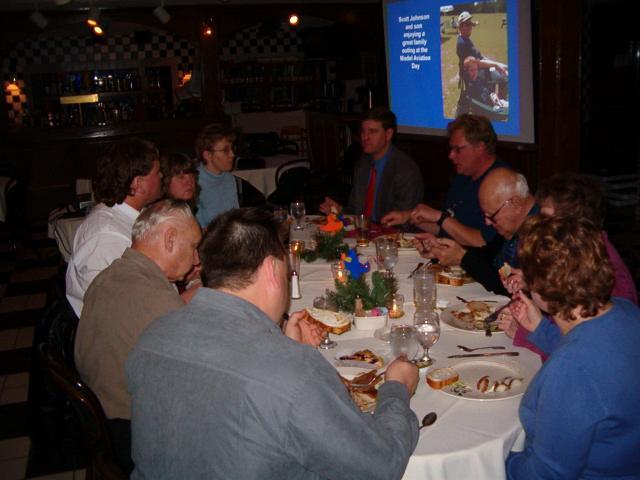 Members and spouses enjoyed the great cuisine
