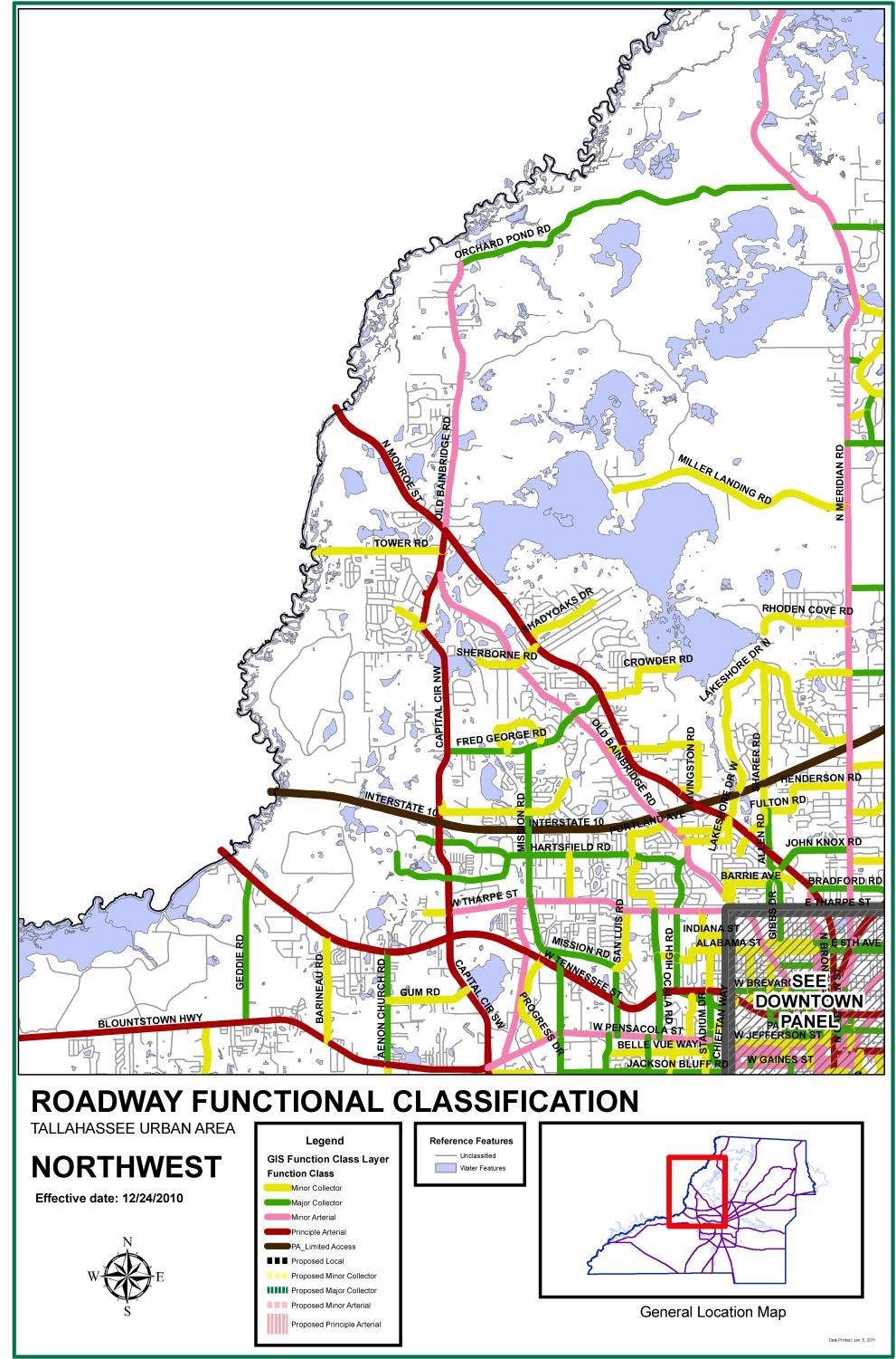 Map 24: Roadway Functional Classification,