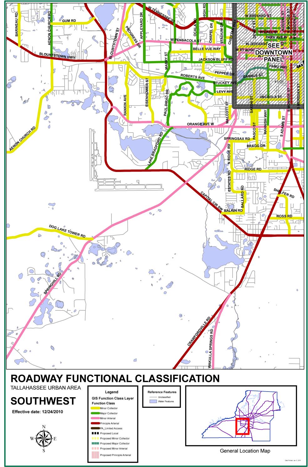 Map 26: Roadway Functional Classification,