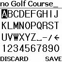 2 Select Hole Information Hcp: range between 1 and 18 Par: range between 3 and 6 Unit: Yard or Meter Note: Hcp=Handicap To Rename a Course Press More (right soft key) and select Rename from the
