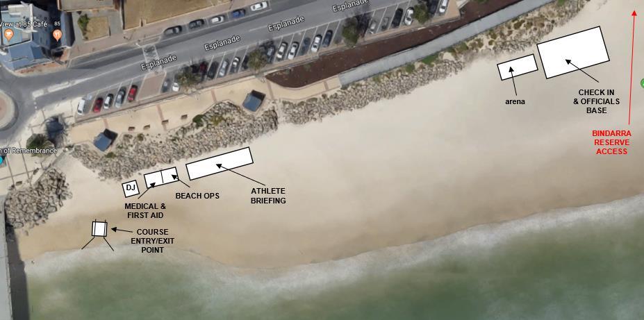 Site Plan Beach infrastructure Please erect team