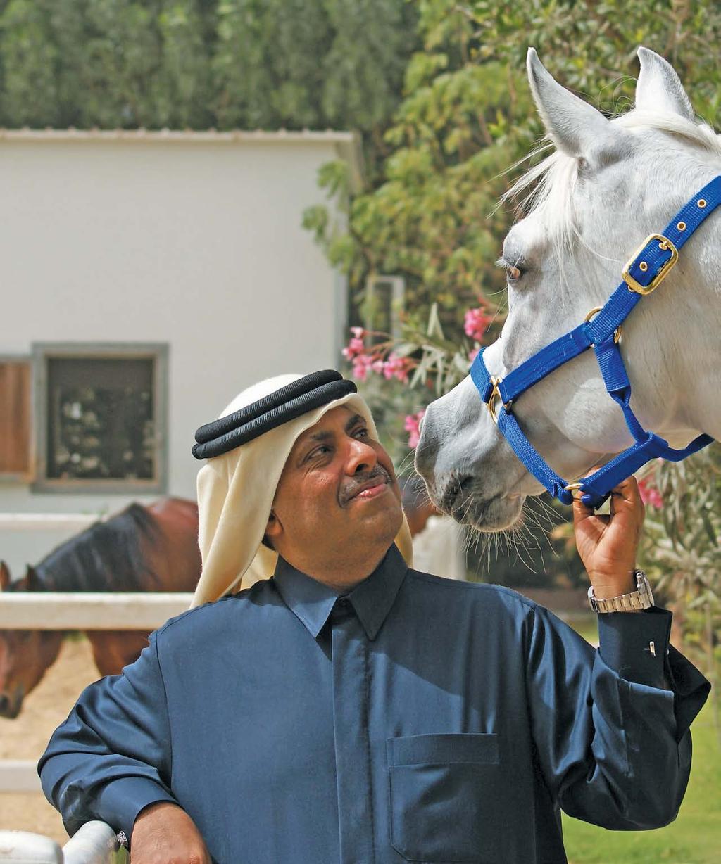 Sheikh Hamad Bin Ali Al Thani with Munira Al Rayyan