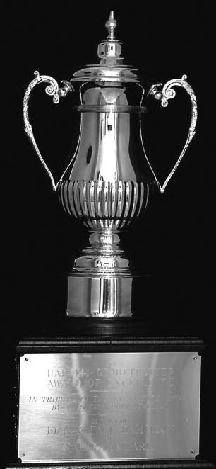 Kalarama Farm HarlemGlobetrotter Perpetual Trophy This beautiful trophy presented to