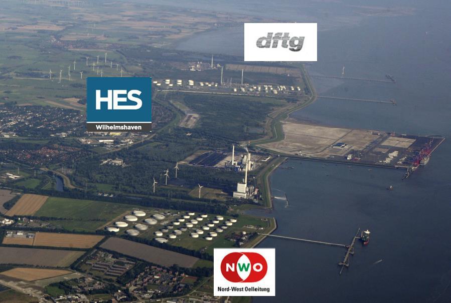 3. LNG-Terminal in Wilhelmshaven Location options Three locations in Wilhelmshaven offer various options for the technical