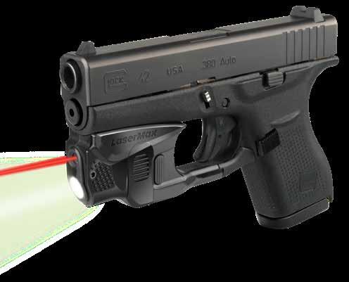 This is an essential sighting tool for training, concealed carry, home defense, and backup use, the CenterFire Light & Lasers project a bright aiming point downrange with a 100 Lumen