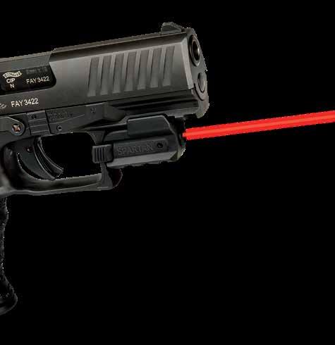 Adjustable Fit Lights & Lasers SPS-C-R SPS-C-G Light & Red Laser Light & Green Laser 6 7 TM SPARTANTM Better shooting in any light Don t rely on ambient lighting to identify the threat and