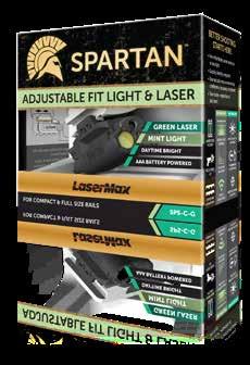 Combining optimized illumination with the most accurate laser sighting, Spartan Adjustable Fit Light & Laser gunsights bring a definitive targeting advantage to any full size or compact pistol with