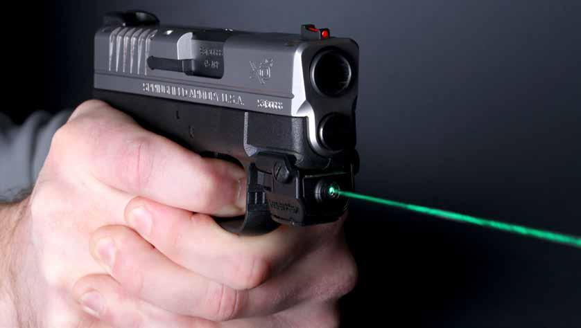 Micro II Rail Mounted Lasers Fits more firearm models than any other laser Ideally suited for compact and subcompact pistols Distinct ambidextrous TAP ON/TAP OFF