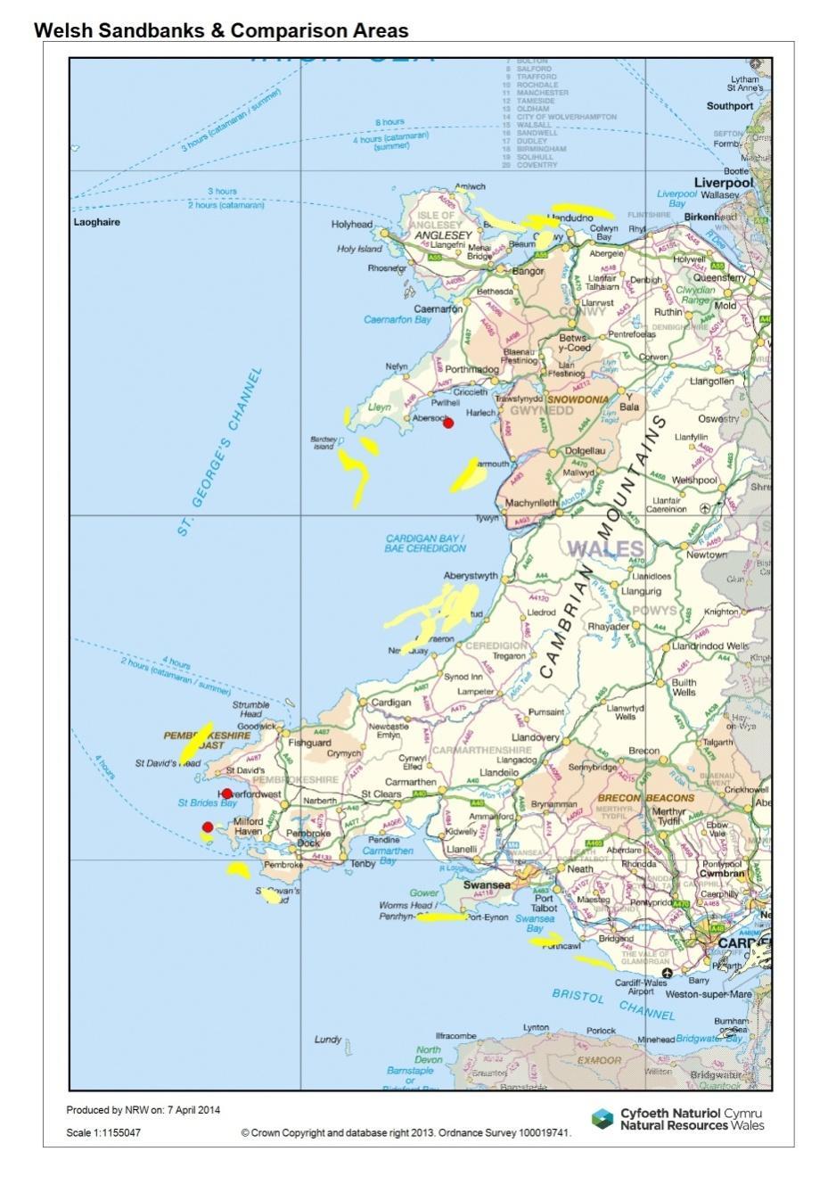 N H'(loge) S The biology of Welsh sandbanks What about the infauna of other sediment habitats? Tremadog Bay, St Bride s Bay & Skomer MNR - Tremadog Bay No apparent decline in diversity measures.