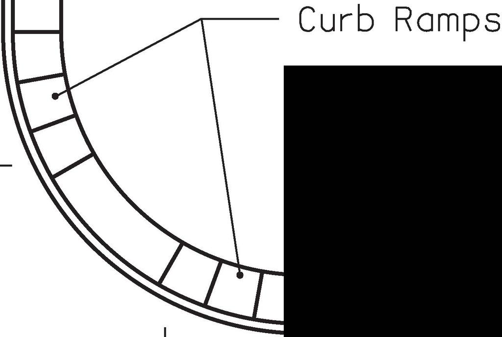 CURB RAMP TYPES AND PEDESTRIAN CURB CUTS 306-4 REFERENCE
