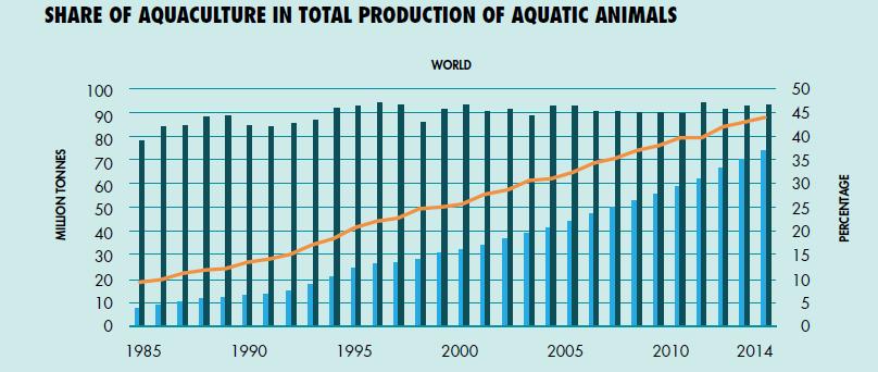 Historical development of aquaculture Importance of aquaculture over the