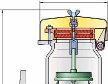 Pressure/Vacuum Relief Valve deflagration- and endurance burning-proof PROTEGO PV/EB b a DN Ø d 3 4 X The tank pressure is maintained up to the set pressure with a tightness that is far superior to