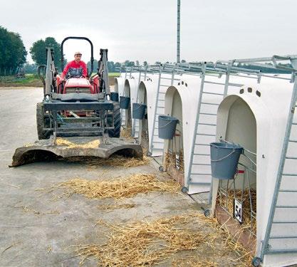 feed fences of the pens can be folded
