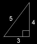 When you are able to recognize this kind of triangle, you don't even have to use the Pythagorean theorem, which makes things simpler and easier.