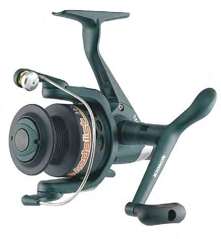 5 Typical reels belonging to the Medalist series, applied in almost all fishing methods, from light float, through light and heavy spin, to ground fishing.