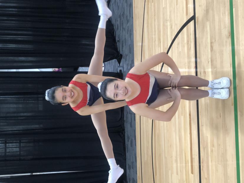 National Aerobics championships on the Gold Coast in mid- September. Megan and Michelle placed fifth in their section.