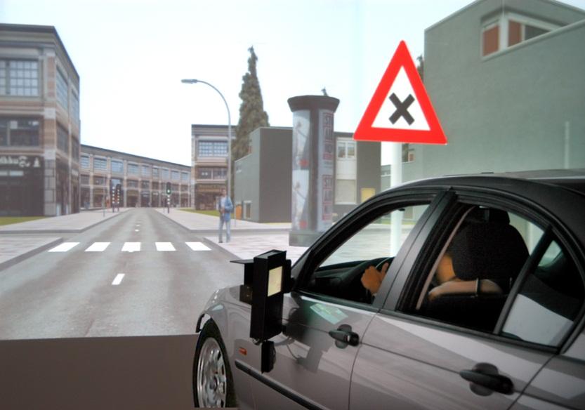 Impacts on driving behaviour Motorway scenario with