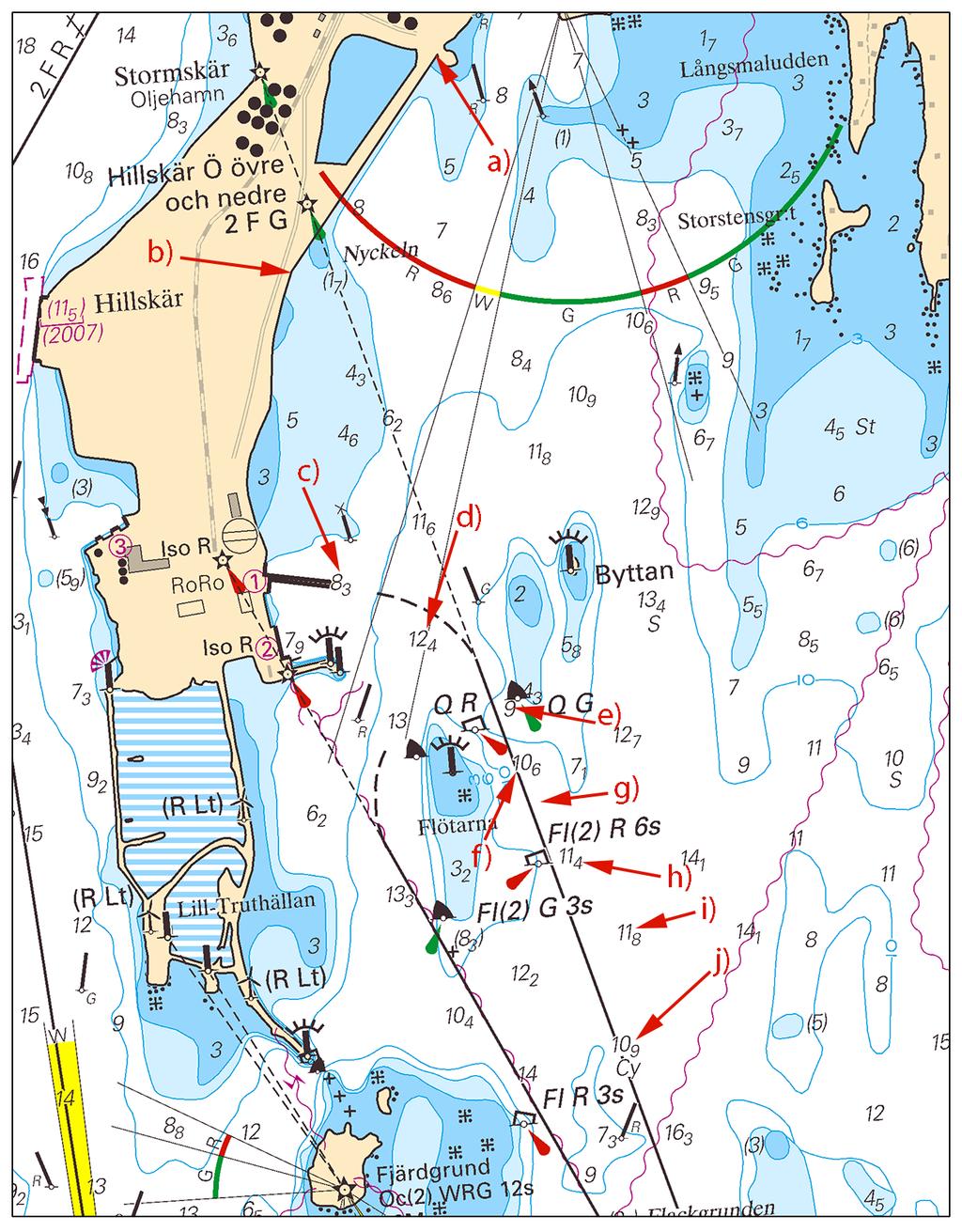 2015-03-12 5 No 537 Hillskär Sjöfartsverket, Norrköping. Publ. 11 mars 2015 * 10213 Chart: 512, 5121 Sweden. The Quark. Port of Holmsund. Dynan. Light sectors now reliable.