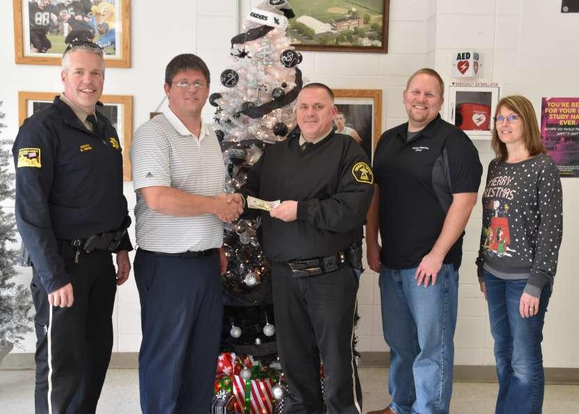 Secret Santa Donation The Lake County Sheriff s Department visited the Oldham-Ramona school to share a Secret