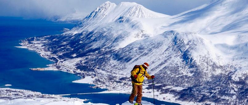 The BACKYARD LYNGEN TRIP is an awesome Adventure with Mountains reaching out of the Ocean, and widely untouched Nature