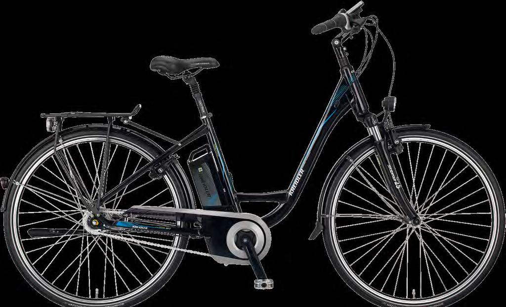 E-BIKES COMFORT 2 BATTERY This is the first E-Bike system to offer both direct charging of the battery on the bike and via an external upright