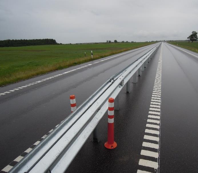 accidents Before intalling guardrails After installing guardrails Accident type Before installing guardrails After installing guardrails Collision