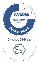 ATEX COMPLIANCE ALPHADYNAMIC has filed with the TUV NORD certification body the documentation certifying ATEX compliance pursuant to Directive 94/9/EC for its ranges of ADB BOXER pneumatic diaphragm
