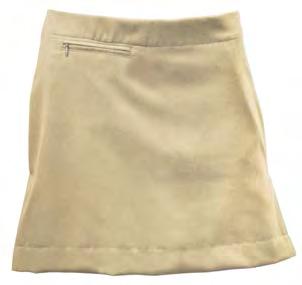 Under Short and Skirt Overlay Button and Zip Front Closure Front and Back Pockets Abrasion Resistant