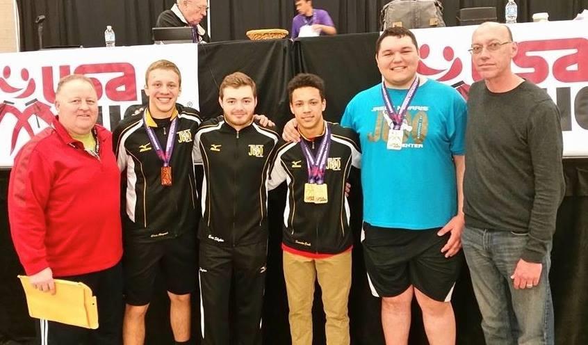 Alaynick, Cook & Irabli Capture Gold Irving, TX - Athletes from the Glenville, NY based Jason Morris Judo Center (JMJC) shined today (April 12, 2015) taking 3 gold medals at USA Judo's scholastic