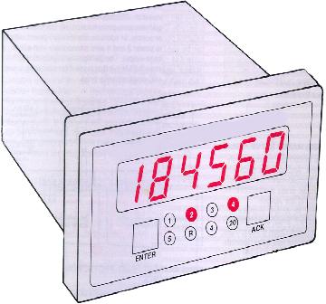 Accessories Display Meter Pressure Systems offers two types of Display Meters to provide a visual readout of a single KPSI transducer having ma or VDC output. Both varieties utilize a red 0.