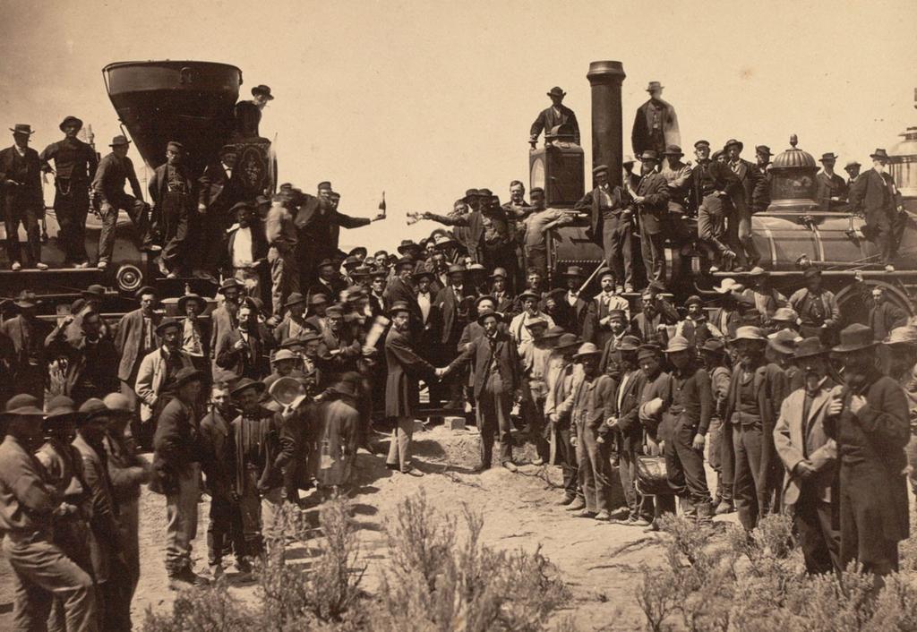 year celebrates the 150th anniversary of the Golden Spike, also known as The Last Spike that joined the rails of the First Transcontinental Railroad across the United States