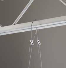 KwikWire Hanging System is a flexible replacement for jack chain and all thread rod that