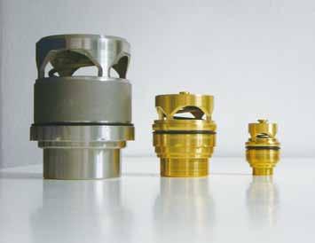 Each valve is factory set to a predetermined limit of flow by correct selection of the cartridge style, (high/low pressure), and then the addition of a removable orifice plate with varying hole sizes.