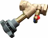 Deltaflow ICV - A Member of the AVK Group Deltaflow - Manual Balancing Valve Description: Manual balancing valve in Bronze with test ports across the orifice and digital hand wheel.
