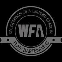 PRIZES The WFA GrandSlam is the only worldwide bartending tournament that encompasses all the disciplines of flair bartending across a variety of environments from