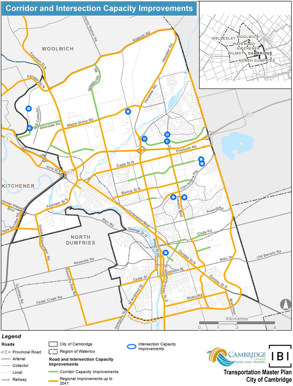 2041 Road Network Improvements Note: Final recommendations for improvements
