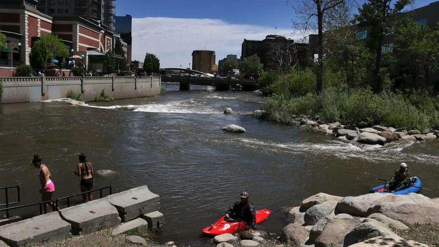 Urban whitewater: If you avoid disaster, With a little practice a beginner can make this fun float trip from west Reno to the Sparks whitewater park in a few hours.