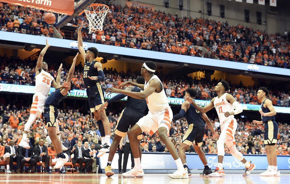 Despite forecasts for over a foot of snow, Syracuse fans filled all three levels of the Carrier Dome and set a new season-best attendance mark. Dennis Nett dnett@syracuse.