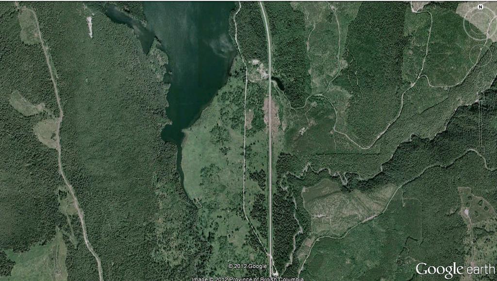 The 211 Kitwanga River Salmon Smolt Assessment North Gitanyow Lake Highway 37N Kitwanga Smolt Enumeration Facility location Figure 1.