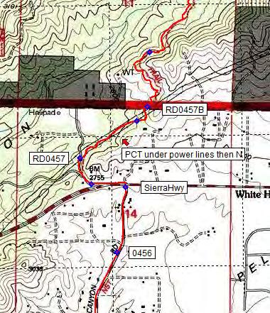 PCT Hiker (your name) c/o The Saufley's 11861 Darling Road Agua Dulce, CA 91390 38 18000m These maps are
